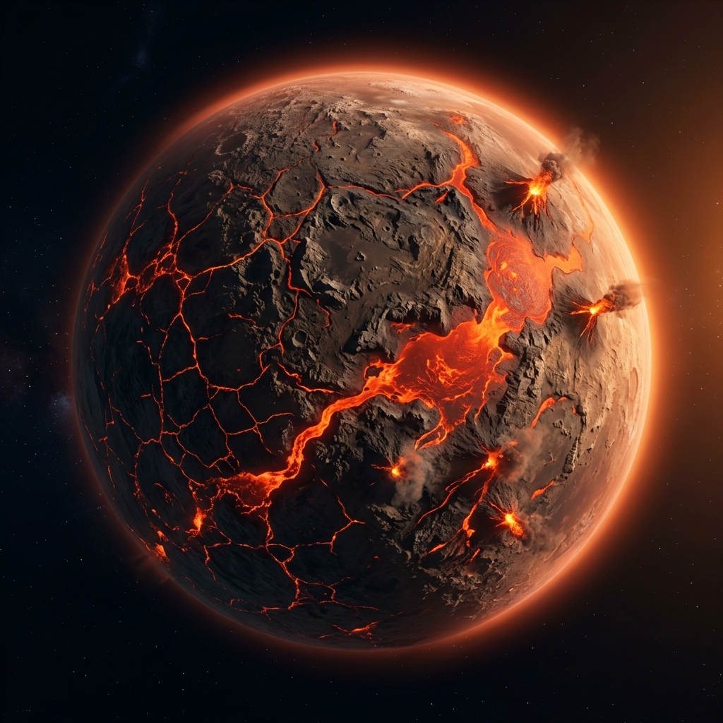 Planet Orionis — Volcanic world in Pegasus-VII